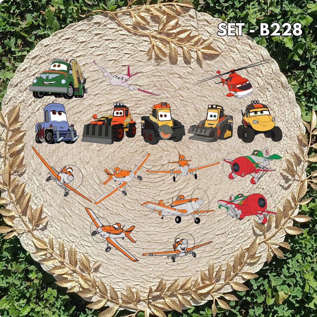 Zestaw naklejek Samoloty / Planes – Dusty Crophopper, El Chupacabra