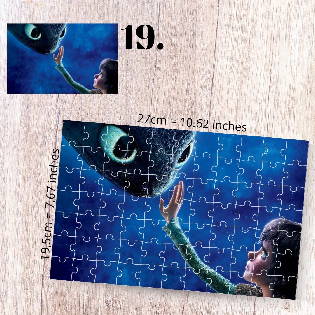Puzzle 88 elementów – Jak wytresować smoka / How to Train Your Dragon