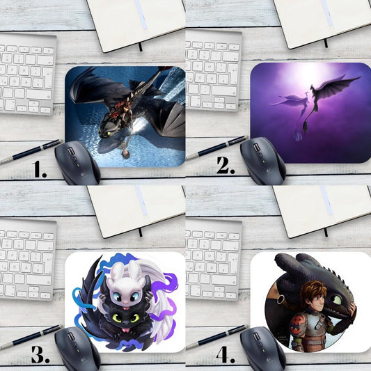 How to Train Your Dragon Mouse Pad – Toothless and Hiccup