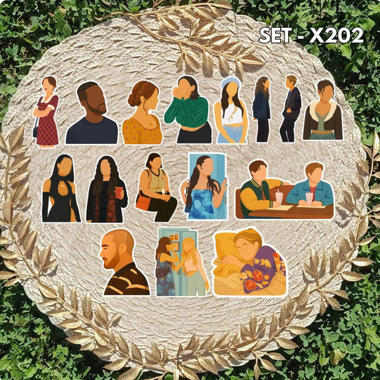 Zestaw naklejek Euforia / Euphoria – Rue Bennett i Jules Vaughn