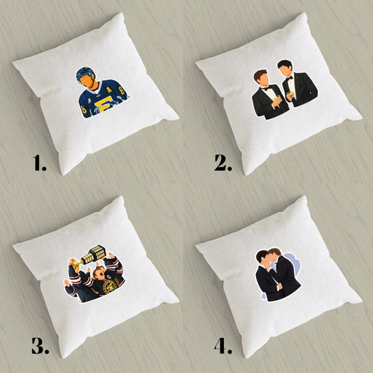 Poszewka na poduszkę Gorąca rywalizacja / Heated Rivalry – romans sportowy, hokej