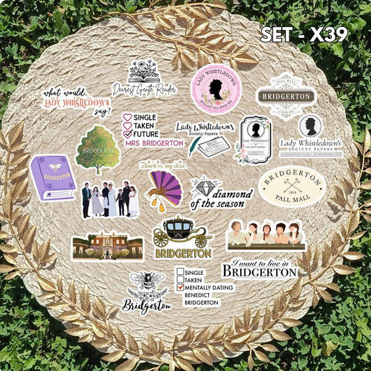 Zestaw naklejek Bridgerton / Bridgerton – królowa Charlotte, epoka regencji