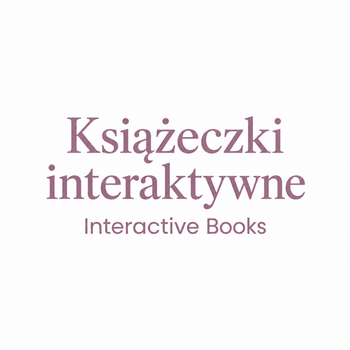 Książeczki interaktywne