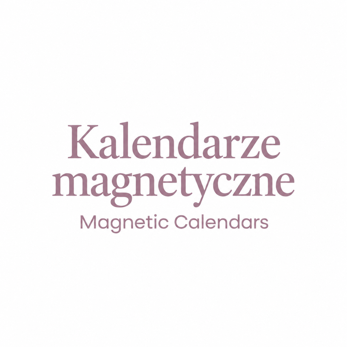 Kalendarze magnetyczne