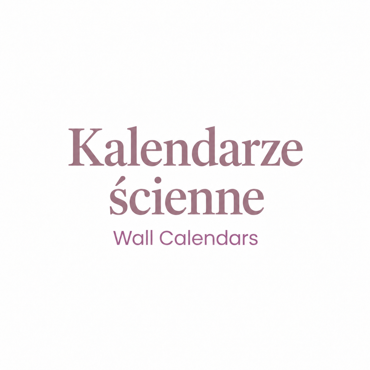 Kalendarze ścienne