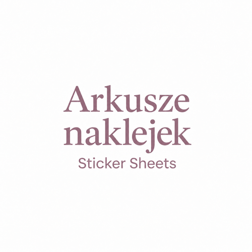 Arkusze naklejek