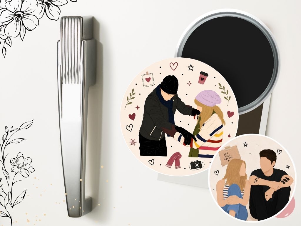 Fridge Magnet 58 mm - After Inspired