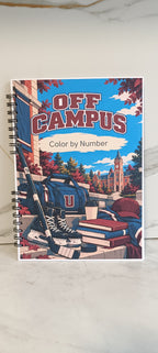 Off Campus – Kolorowanka po Numerach A4 - 30 Ilustracji