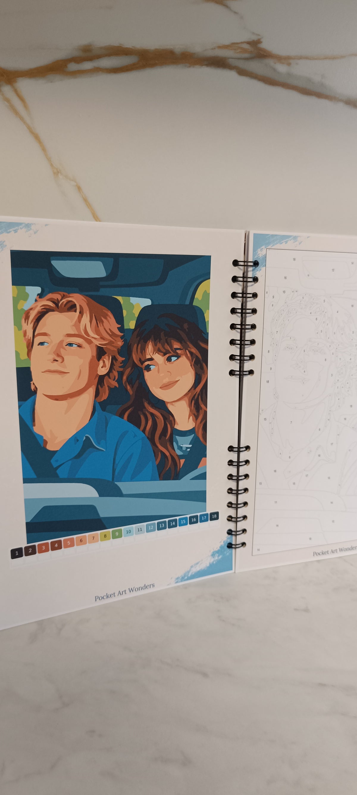 Off Campus – Kolorowanka po Numerach A4 - 30 Ilustracji