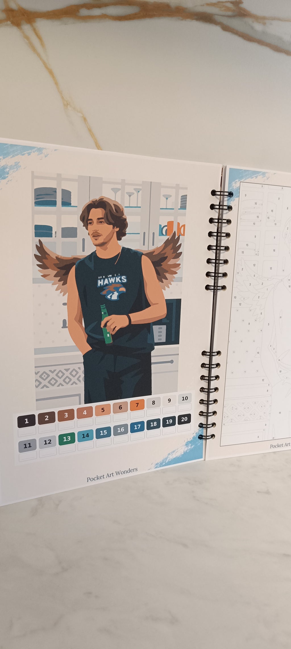 Off Campus – Kolorowanka po Numerach A4 - 30 Ilustracji