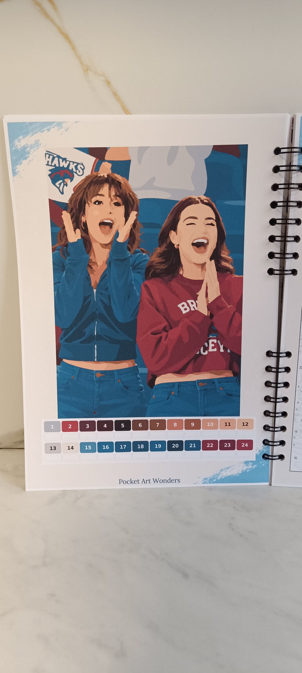 Off Campus – Kolorowanka po Numerach A4 - 30 Ilustracji