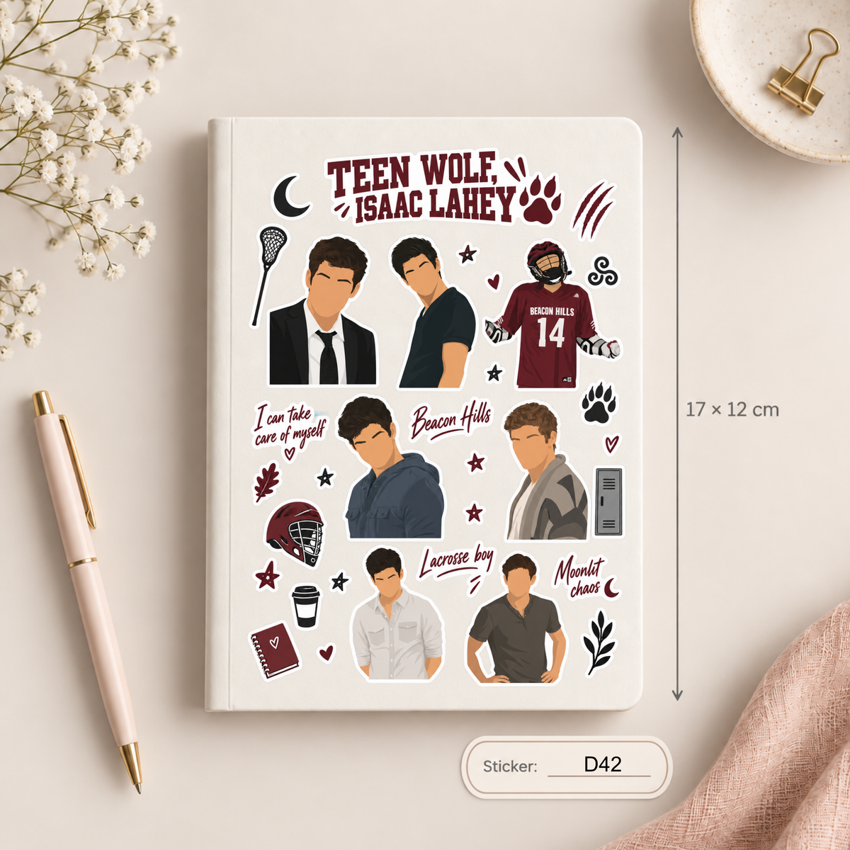 Arkusz naklejek – Teen Wolf