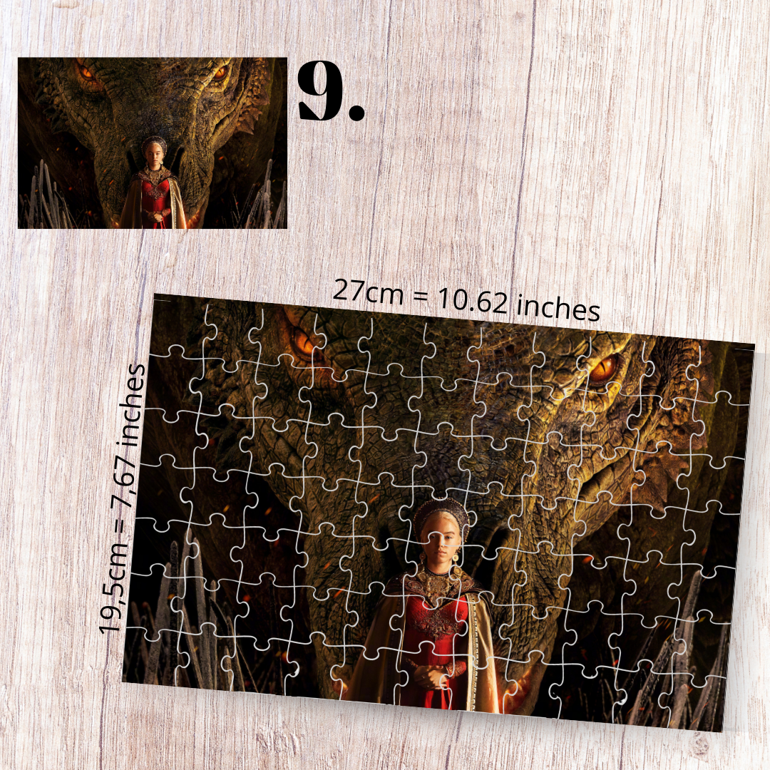 Puzzle Ród Smoka / House of the Dragon – fantasy, uniwersum Gry o Tron