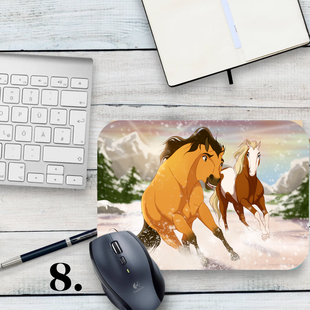 Mustang: Spirit of the Cimarron mouse pad - animation