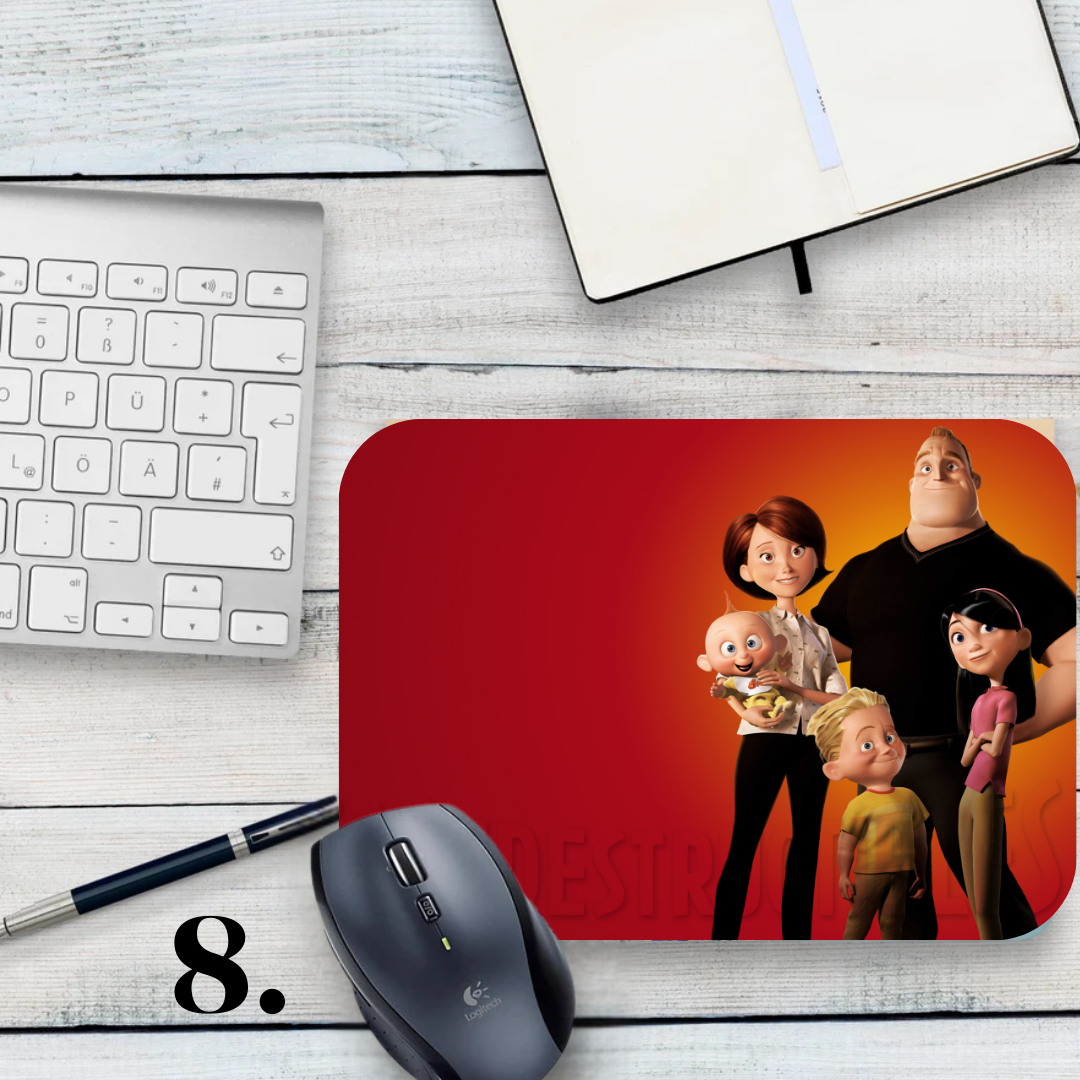 Podkładka pod mysz Iniemamocni / The Incredibles – animacja Pixar, rodzina Parr