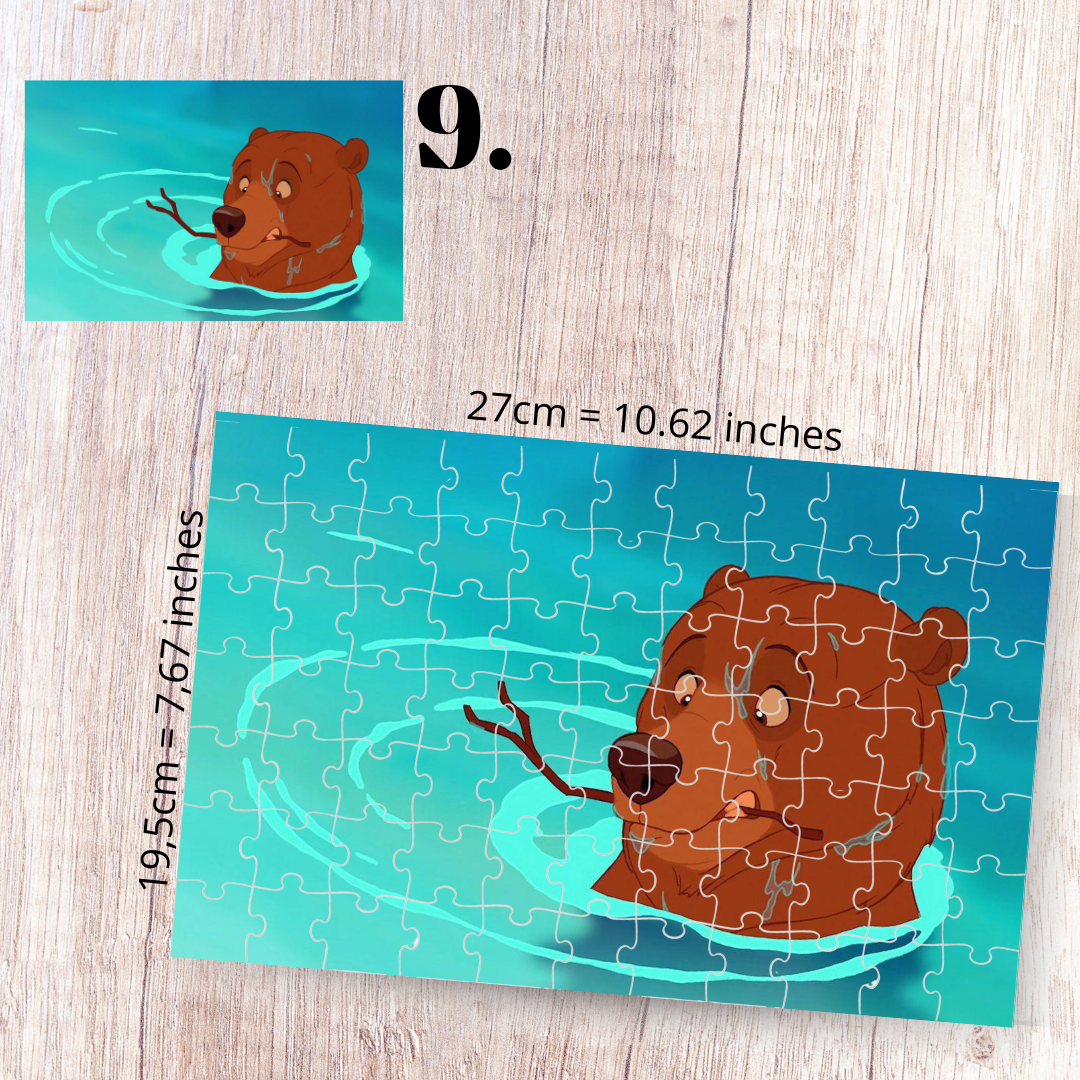 Puzzle 88 Pieces - Brother Bear Inspired