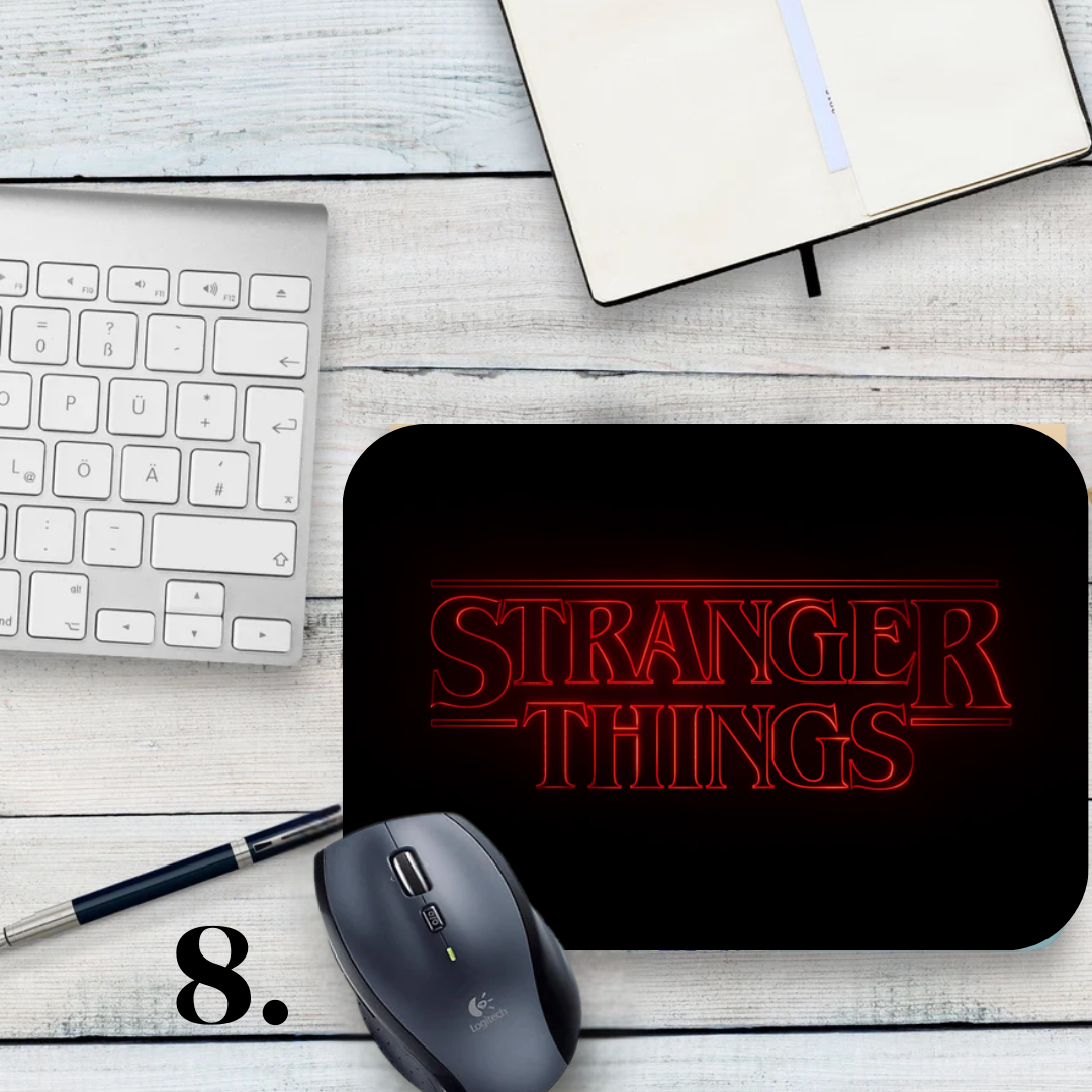 Podkładka pod mysz Stranger Things / Stranger Things – serial Netflix, Hawkins, Eleven