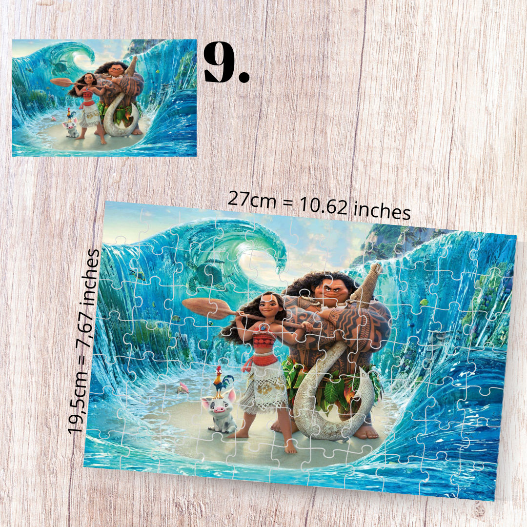 Puzzle 88 Pieces - Moana Inspired