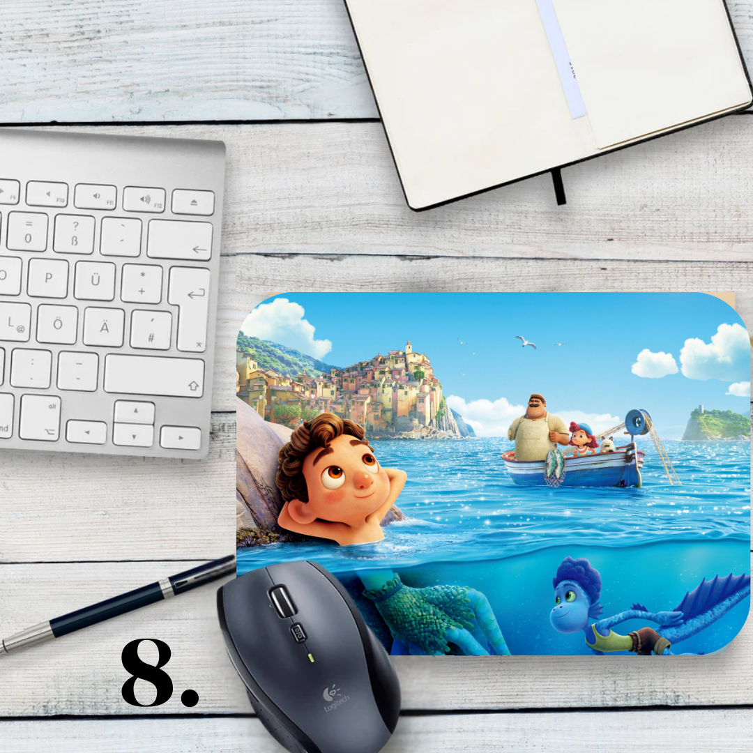 Podkładka pod mysz Luca / Luca – animacja Disney Pixar, Luca i Alberto