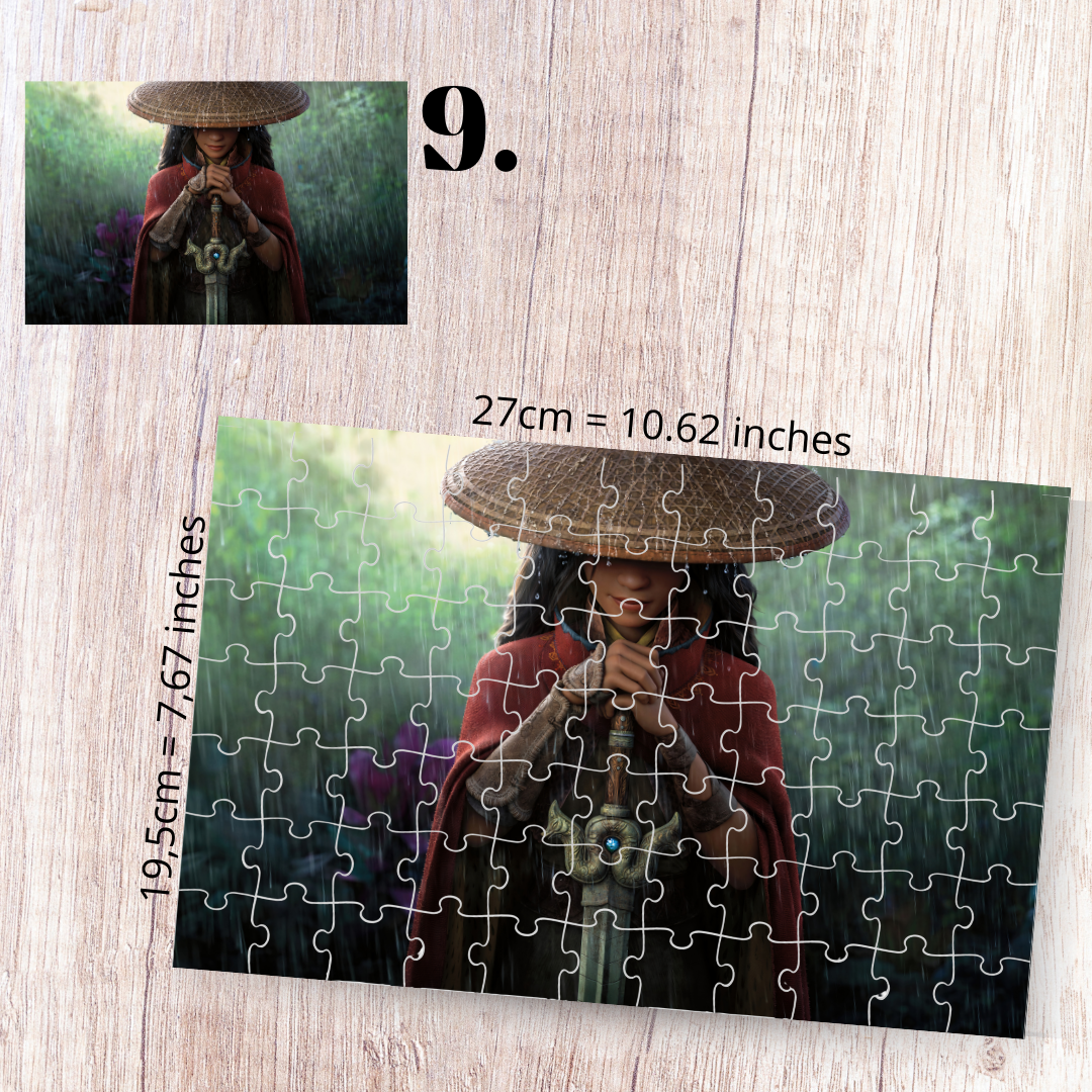 Puzzle 88 Pieces - Raya and the Last Dragon Inspired