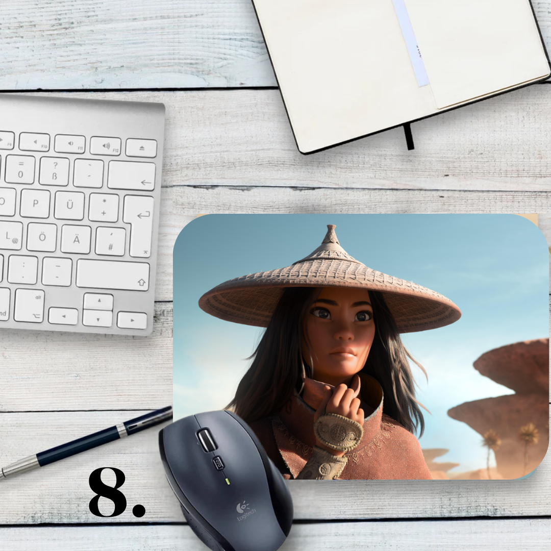 Raya and the Last Dragon Mouse Pad - Disney animation, Raya and Sisu