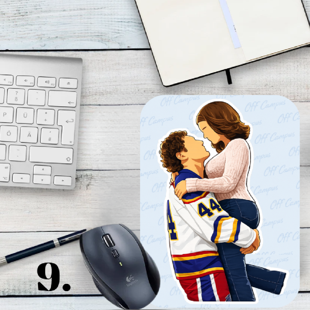 Mauspad Off Campus - Hockey Romance & BookTok Ästhetik