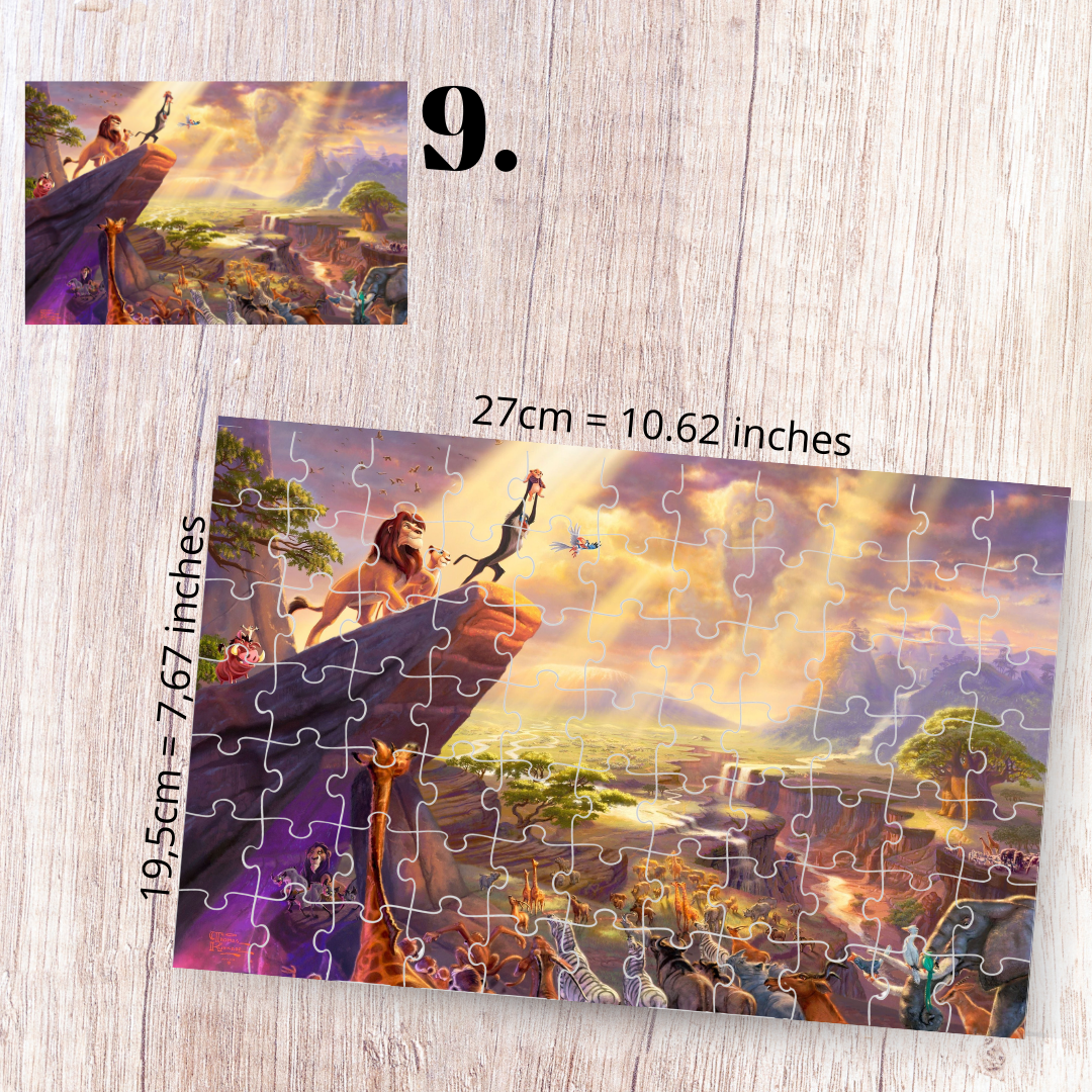 The Lion King puzzle - Simba, Nala, Timon and Pumbaa