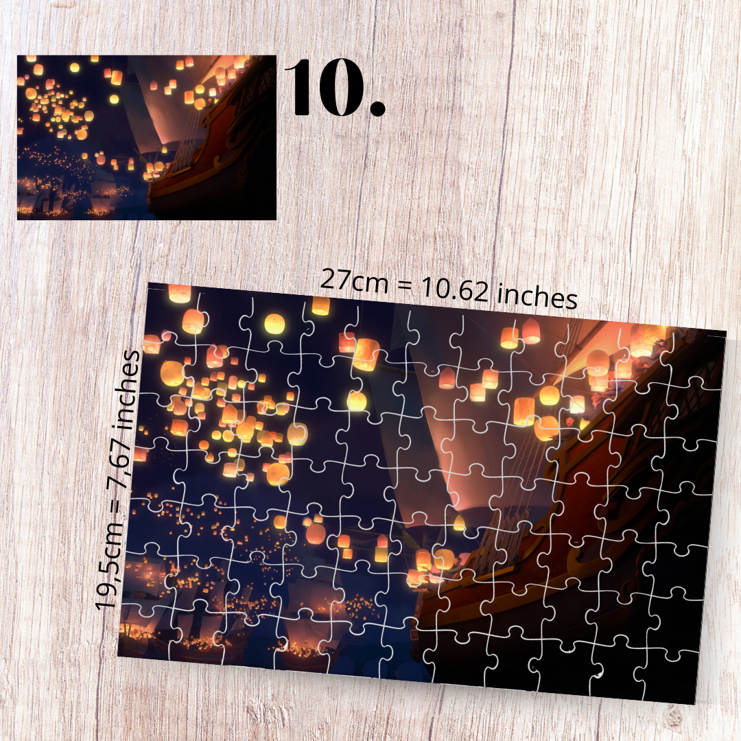 Puzzle Zaplątani / Tangled – Roszpunka, animacja Disney