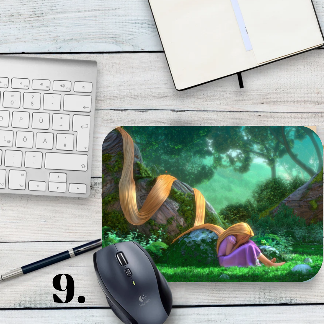 Podkładka pod mysz Zaplątani / Tangled – animacja Disney, Roszpunka i Flynn Rider