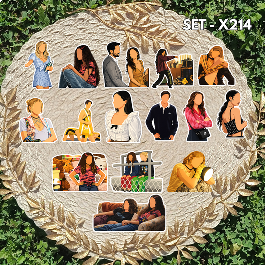 Euforia / Euphoria sticker set - Rue Bennett and Jules Vaughn