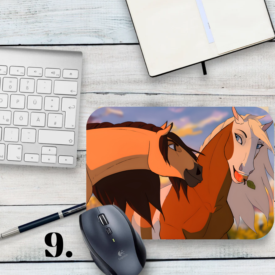 Mustang: Spirit of the Cimarron mouse pad - animation