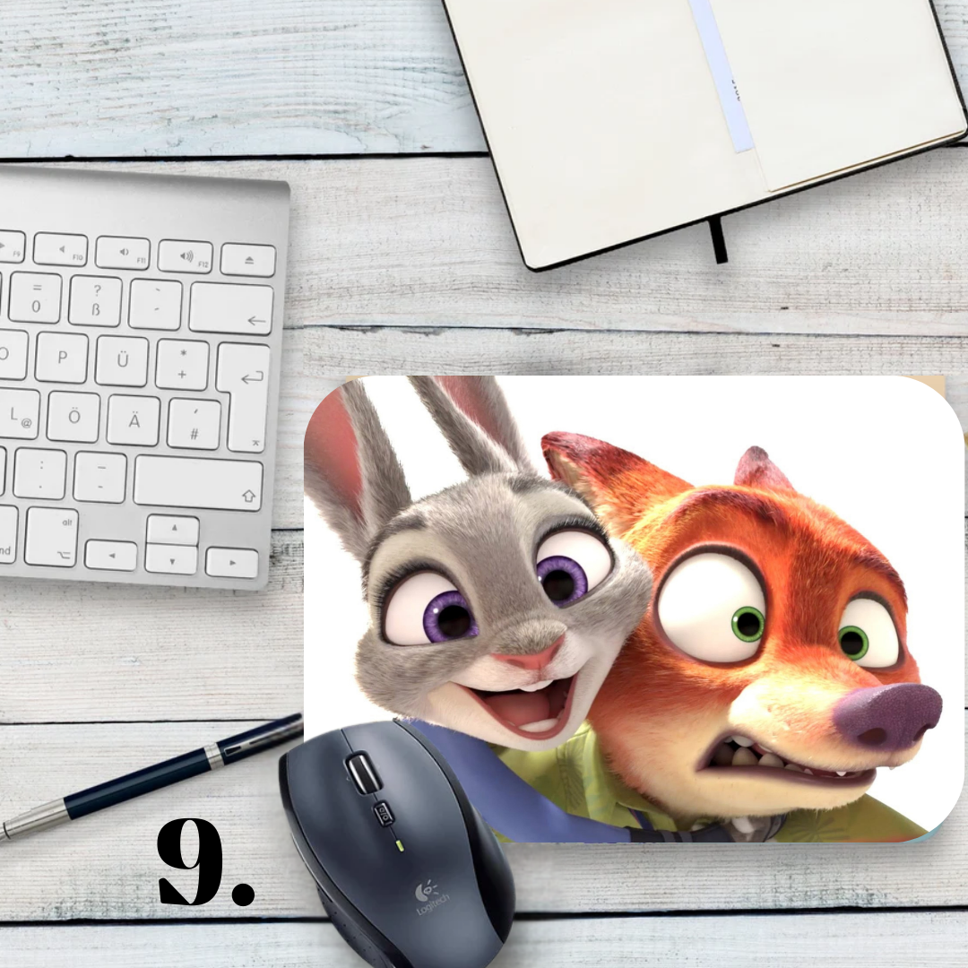 Podkładka pod mysz Zwierzogród / Zootopia – Judy Hopps i Nick Wilde