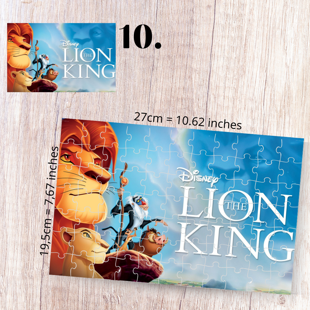 Puzzle 88 Pieces - The Lion King Inspired