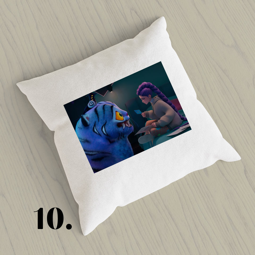 K-Pop Demon Hunters, Suho, Hana, Jiyoon, Netflix 2025 | Inspired Pillow Cover | 15x15in Sublimation Microfiber Cushion Case