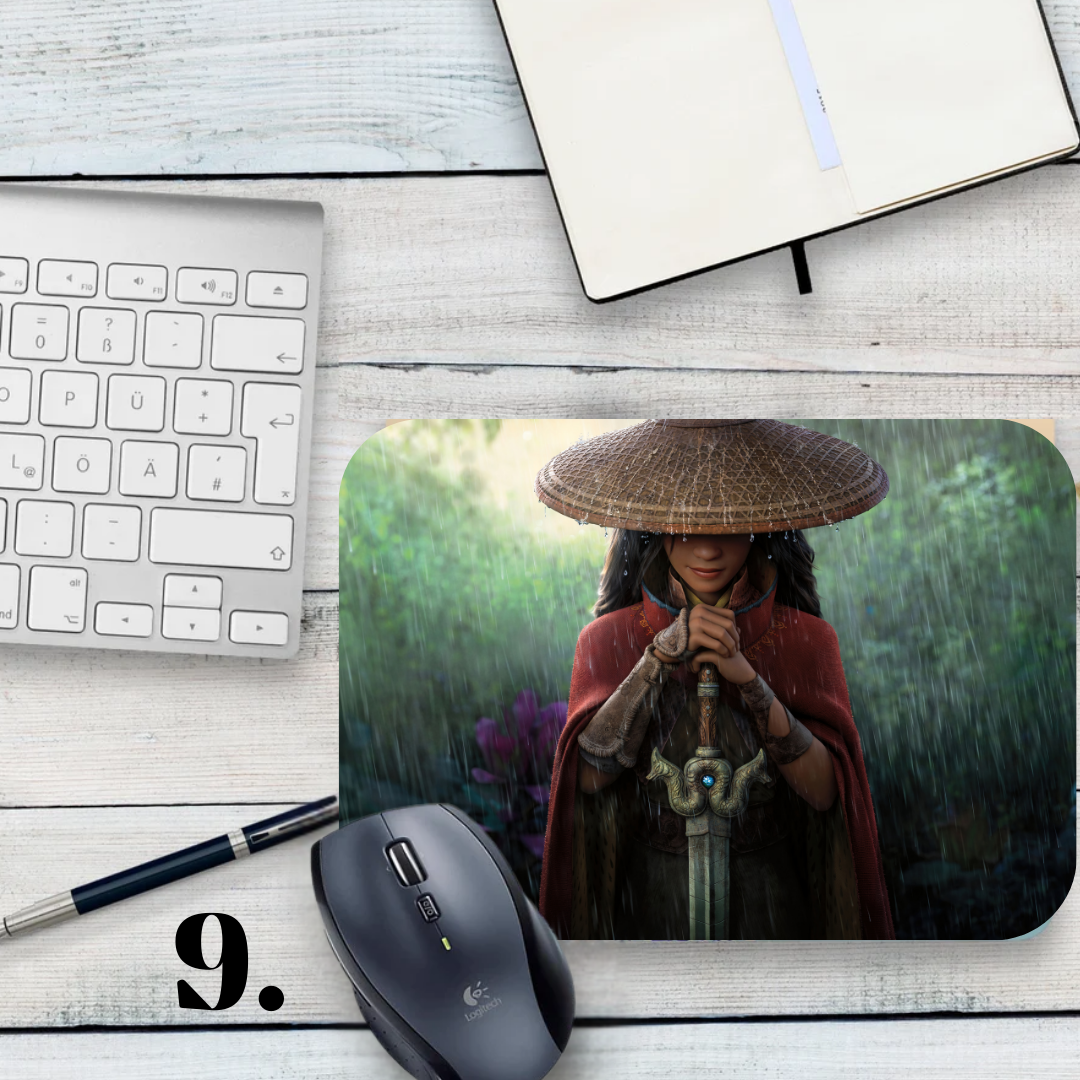Raya and the Last Dragon Mouse Pad - Disney animation, Raya and Sisu
