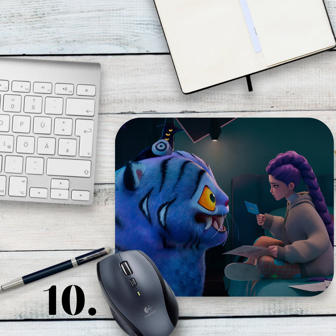 Podkładka pod mysz K-Pop Demon Hunters / K-Pop Demon Hunters – muzyka K-Pop, fantasy