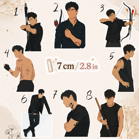 Vinyl Sticker - Shadowhunters, Alec Lightwood