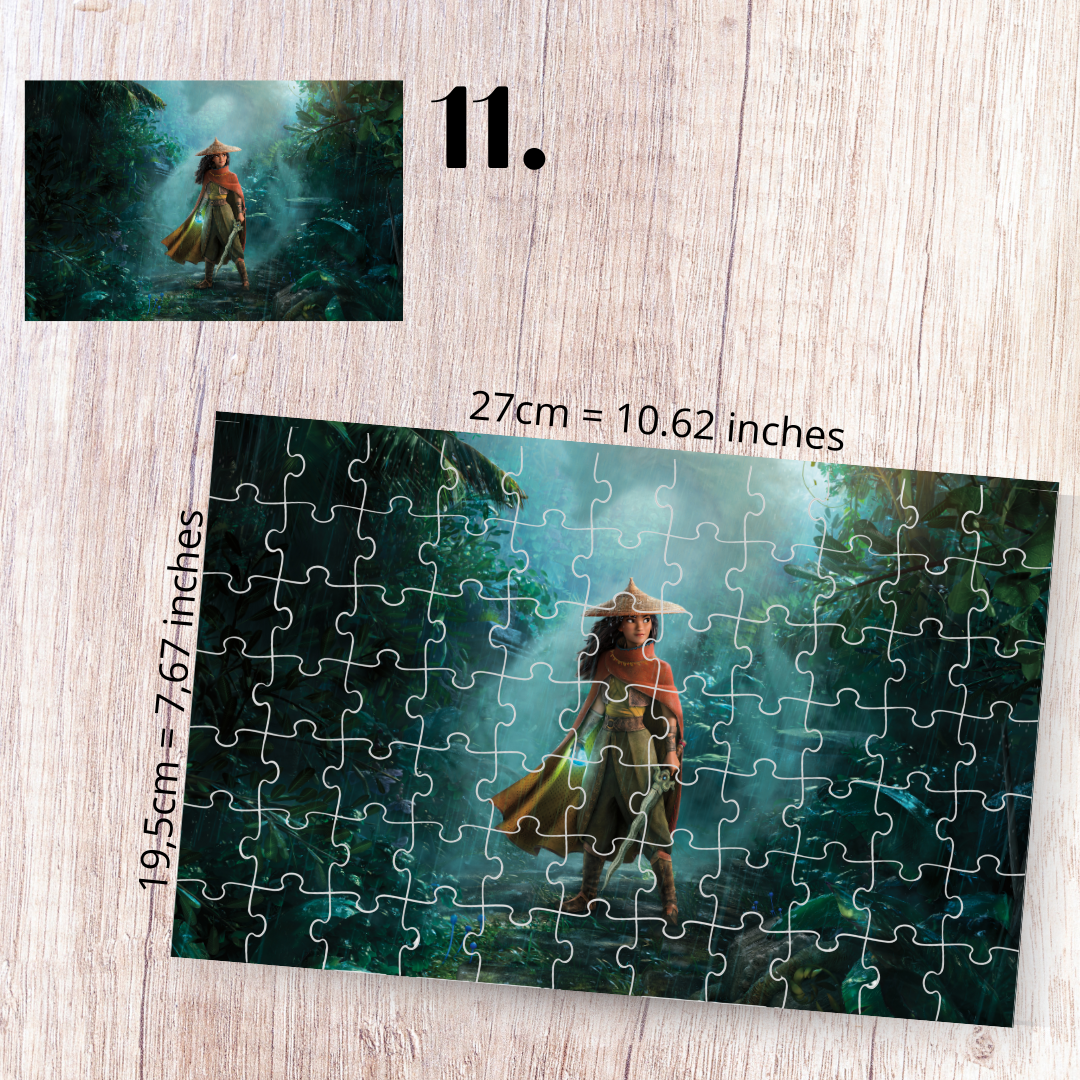 Puzzle 88 Pieces - Raya and the Last Dragon Inspired