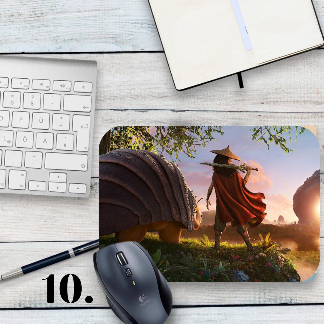 Raya and the Last Dragon Mouse Pad - Disney animation, Raya and Sisu