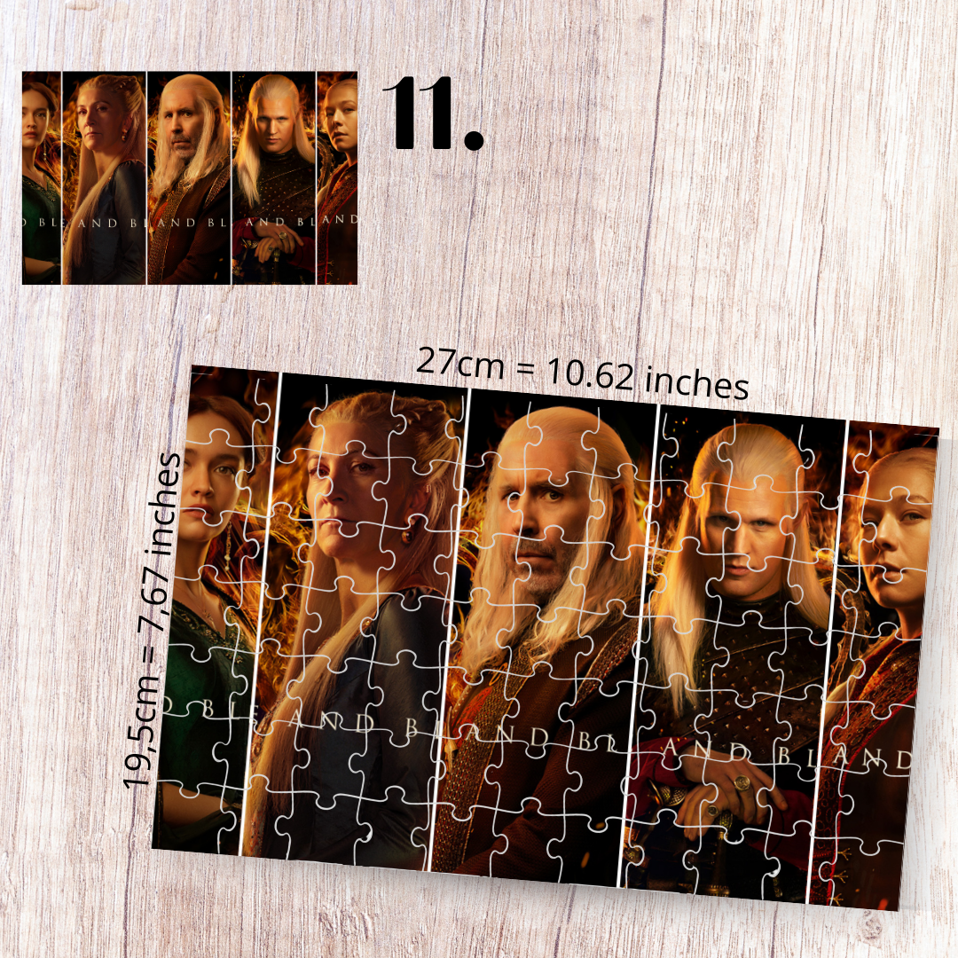 Puzzle Ród Smoka / House of the Dragon – fantasy, uniwersum Gry o Tron