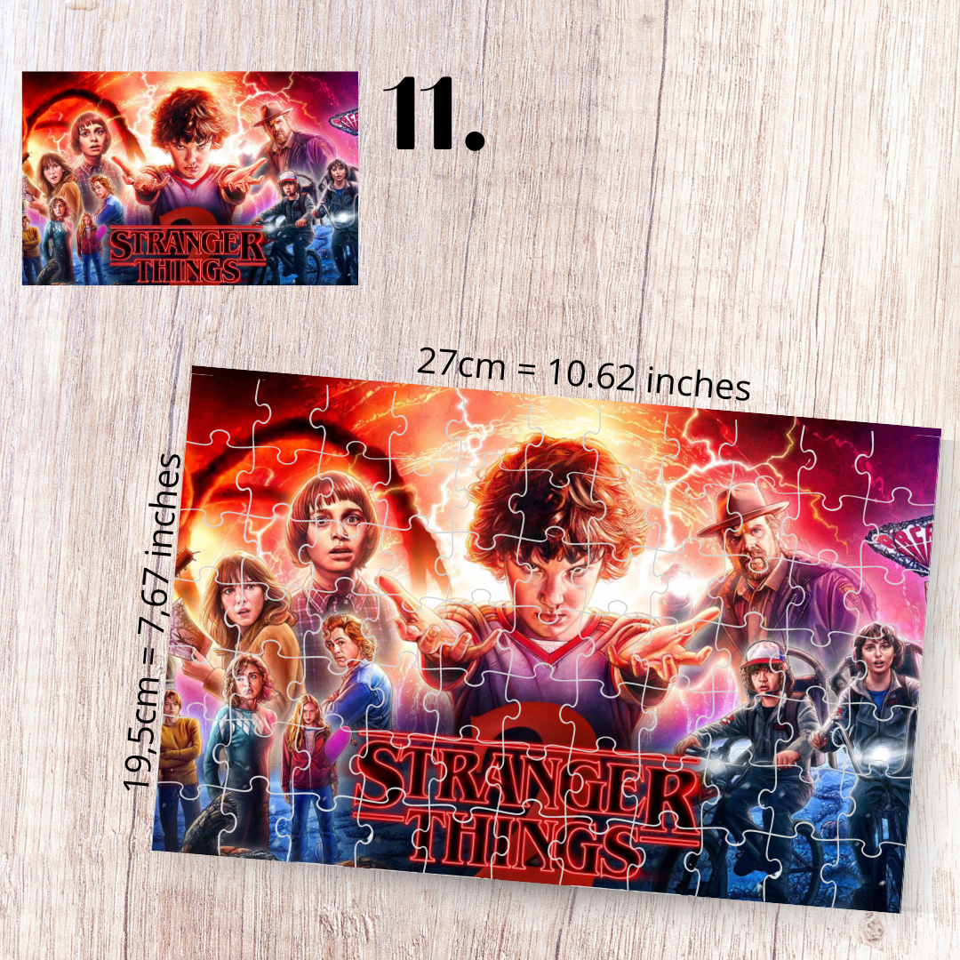 Puzzle Stranger Things / Stranger Things – serial Netflix, horror fantasy