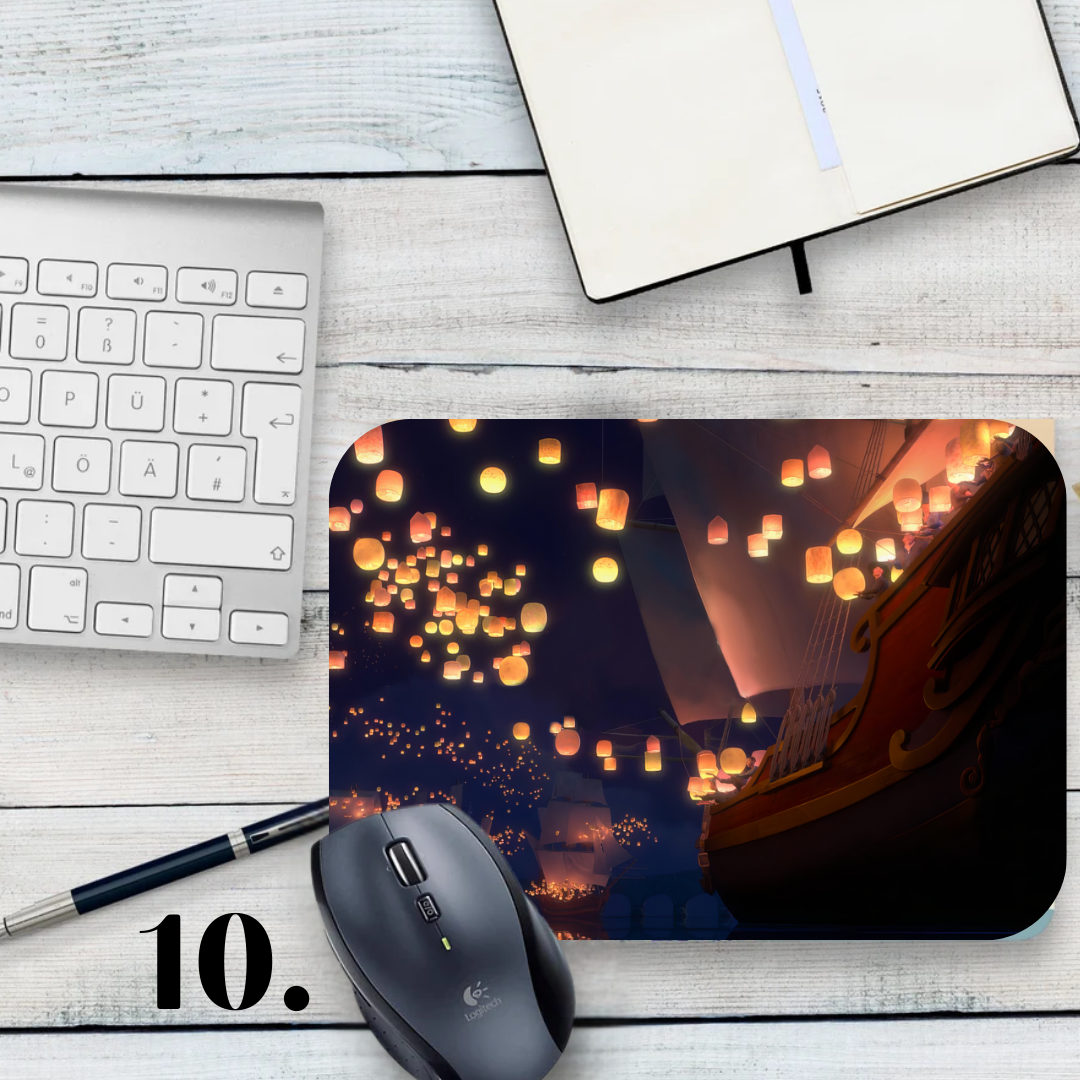 Podkładka pod mysz Zaplątani / Tangled – animacja Disney, Roszpunka i Flynn Rider