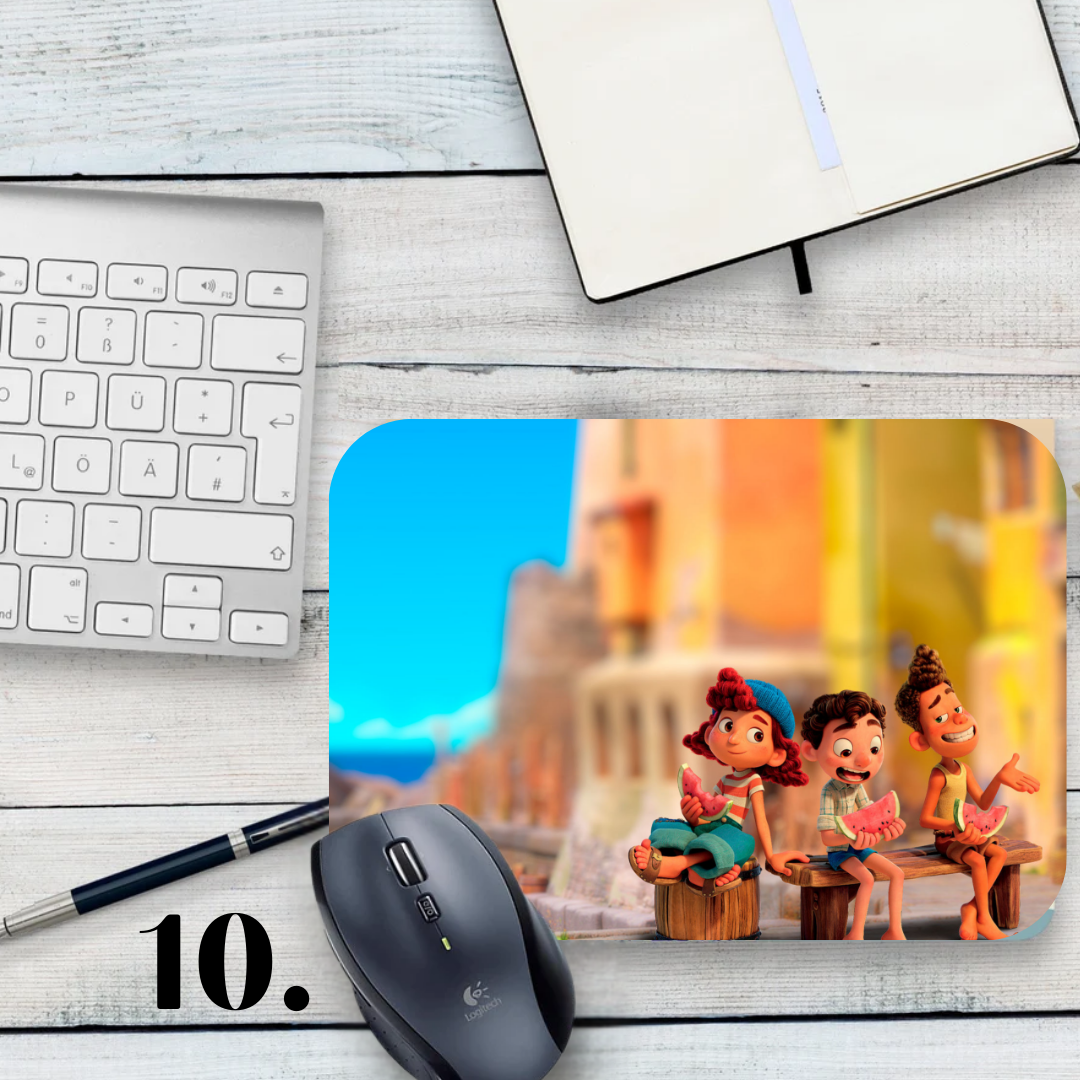 Podkładka pod mysz Luca / Luca – animacja Disney Pixar, Luca i Alberto