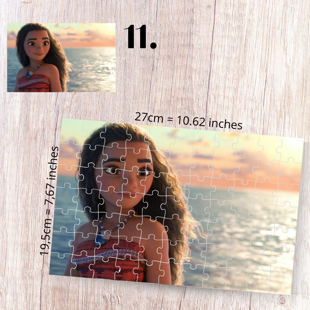 Puzzle mit 88 Teilen – Vaiana / Moana