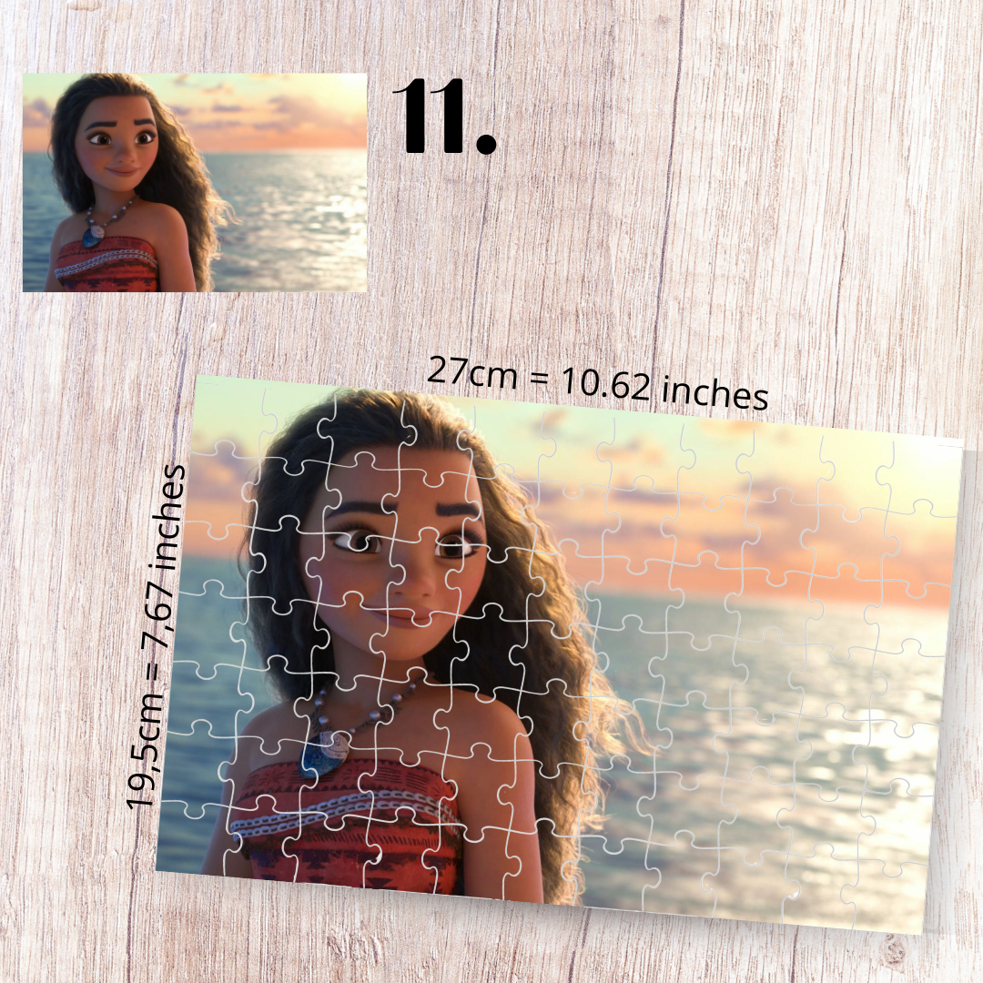 Puzzle 88 Pieces - Moana Inspired