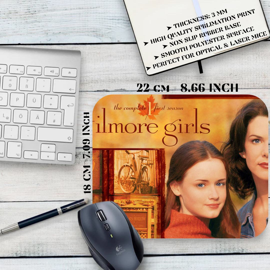 Gilmore Girls Mousepad - Lorelai and Rory