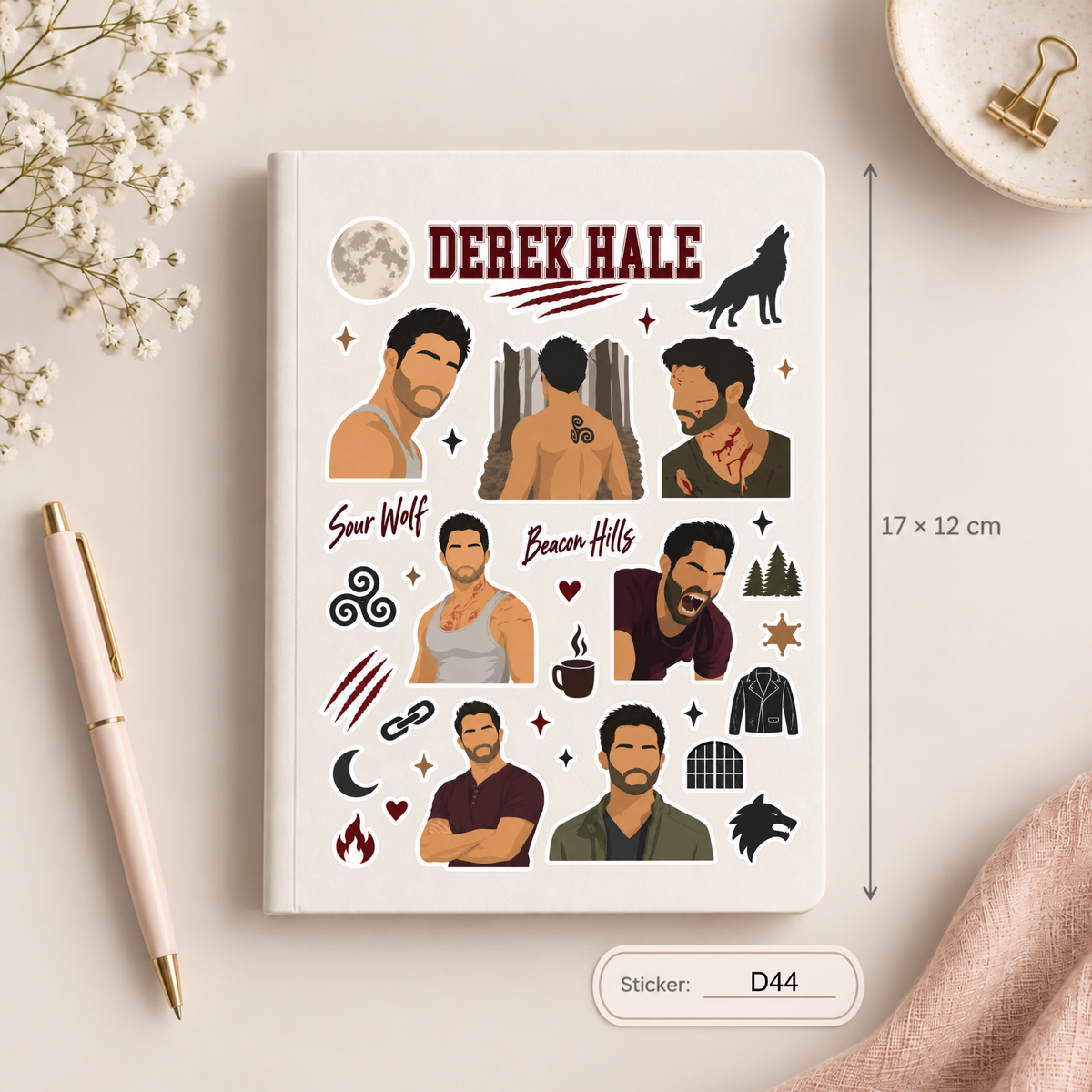 Arkusz naklejek – Teen Wolf