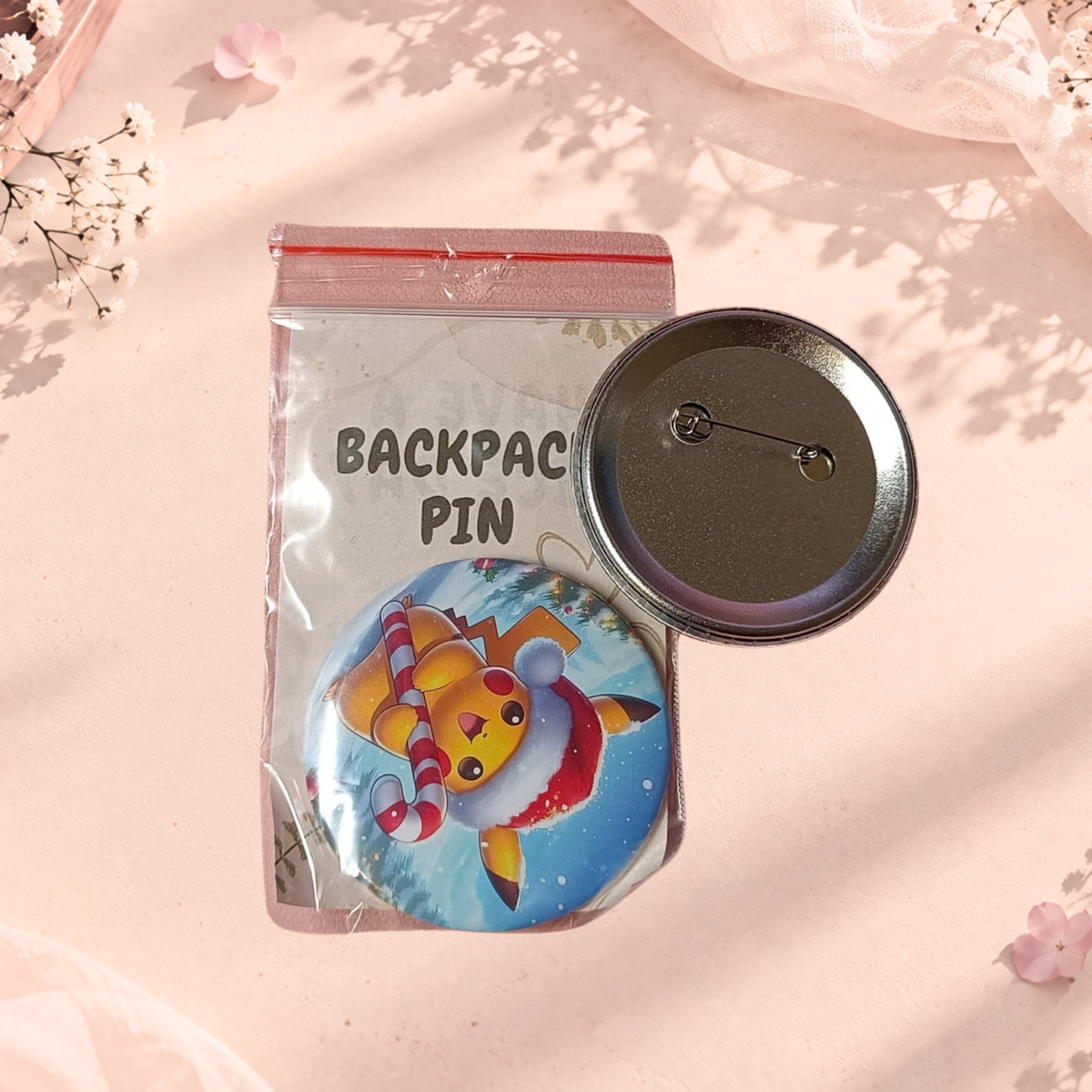 Przypinka 58 mm - Pikachu