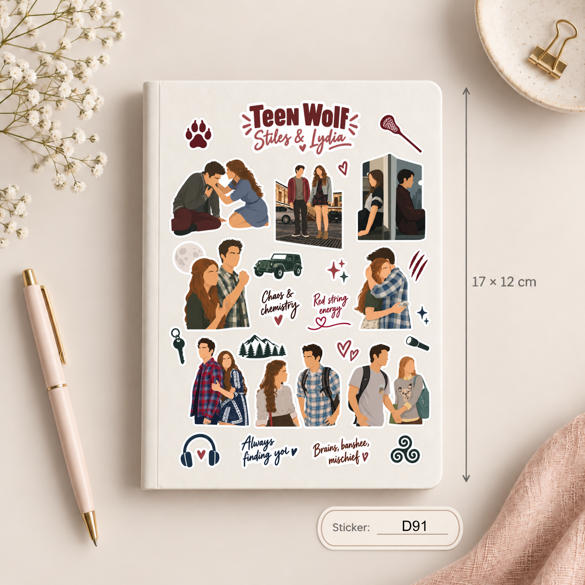 Arkusz naklejek – Teen Wolf