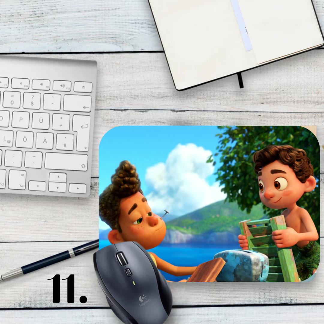 Podkładka pod mysz Luca / Luca – animacja Disney Pixar, Luca i Alberto